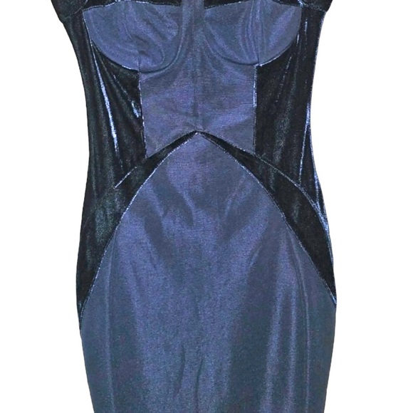 Lipsy London velvet Bodycon Dress, VGUC, Size 4 - Picture 9 of 10